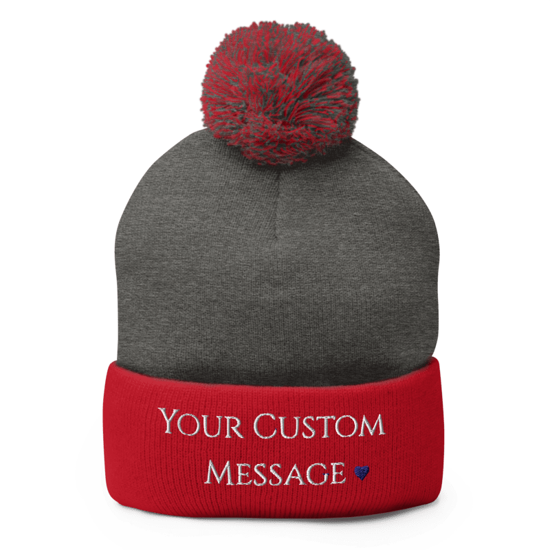 Pom-Pom Knit Cap