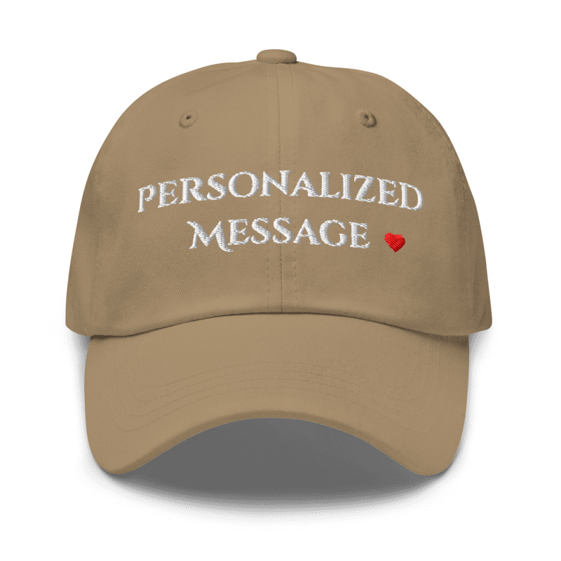 Custom Embroidered Dad Hat