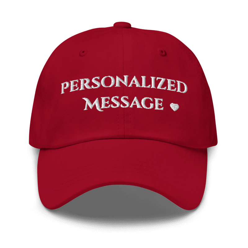 Custom Embroidered Dad Hat