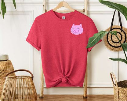 Patchwork Pig 🐷 T-Shirt [Unisex]