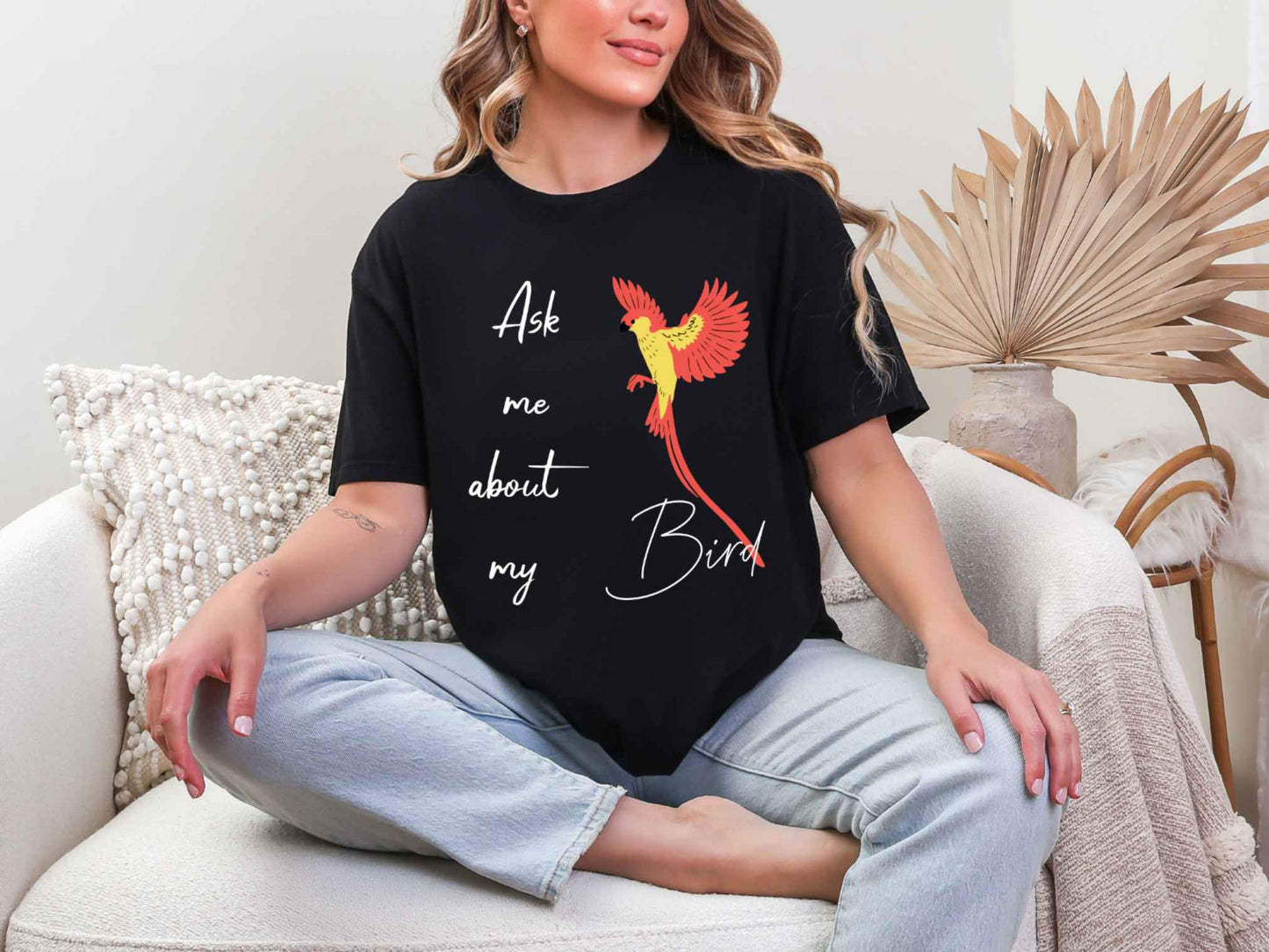 Ask me about my bird T-Shirt [Unisex]