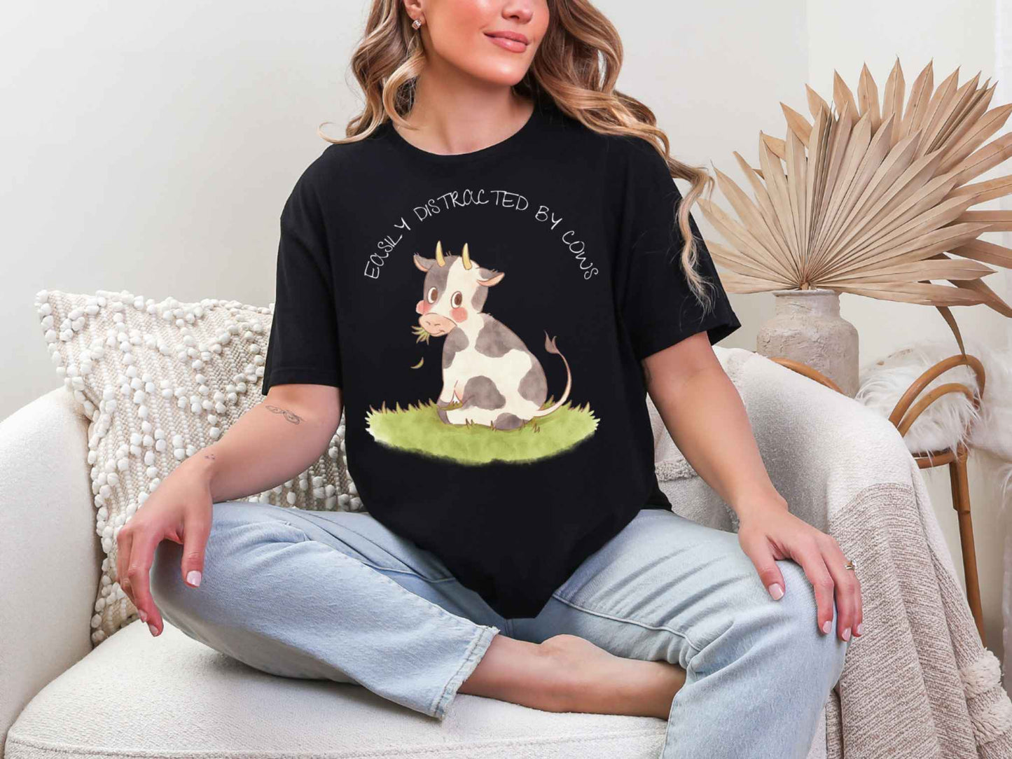 Easily distracted by Cows T-Shirt [Unisex]