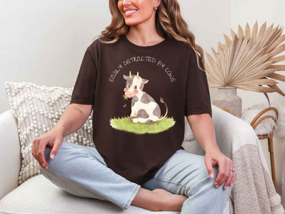Easily distracted by Cows T-Shirt [Unisex]