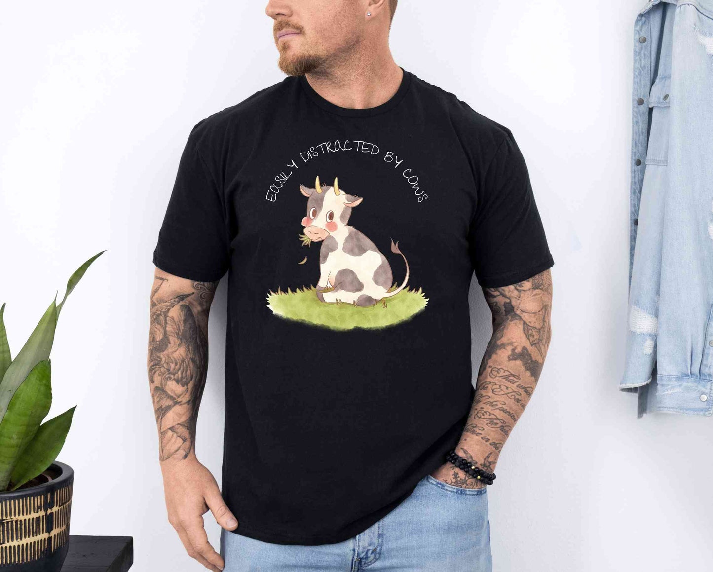 Easily distracted by Cows T-Shirt [Unisex]
