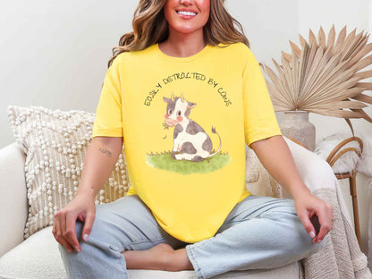 Easily distracted by Cows T-Shirt [Unisex]