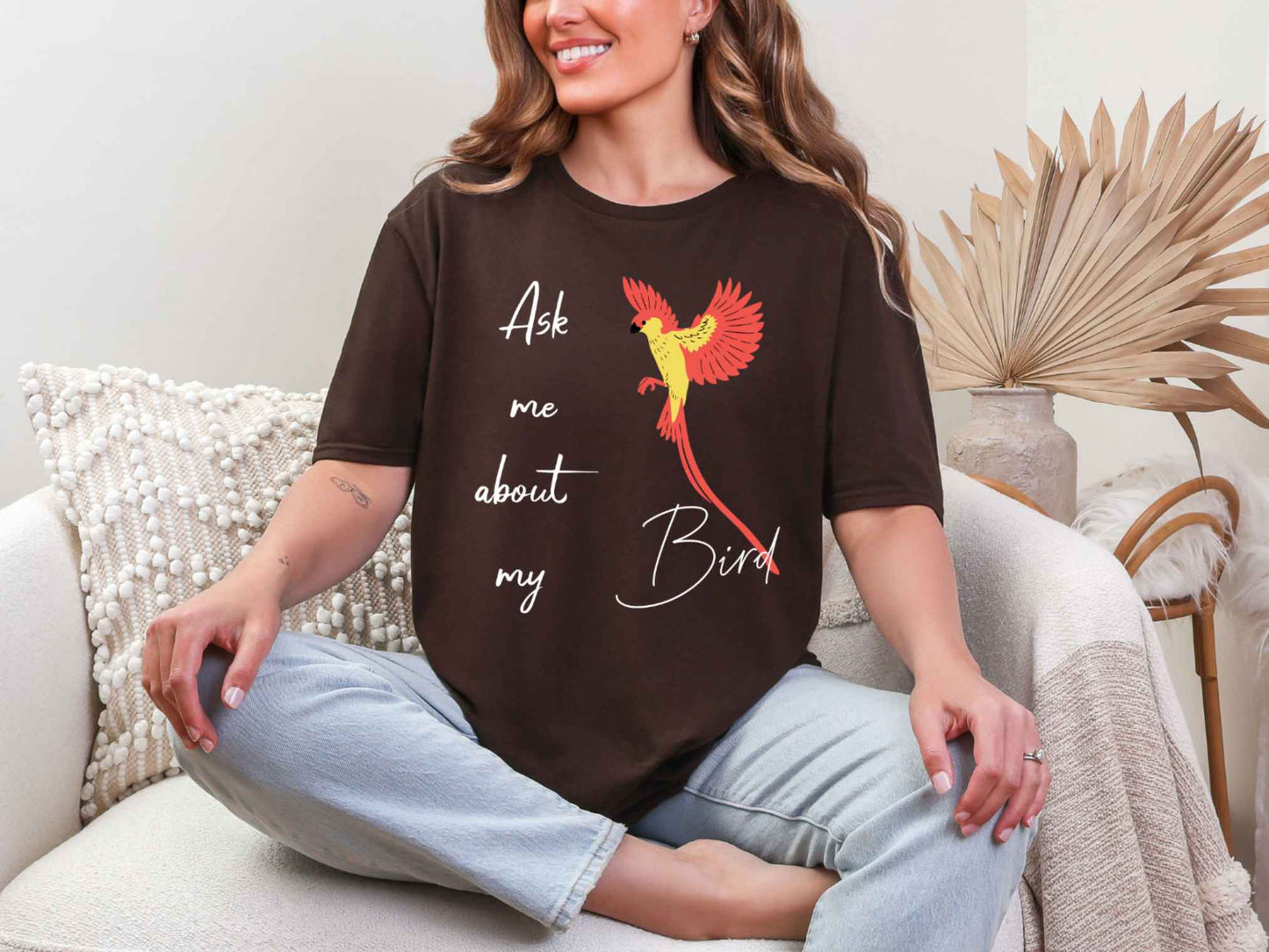 Ask me about my bird T-Shirt [Unisex]