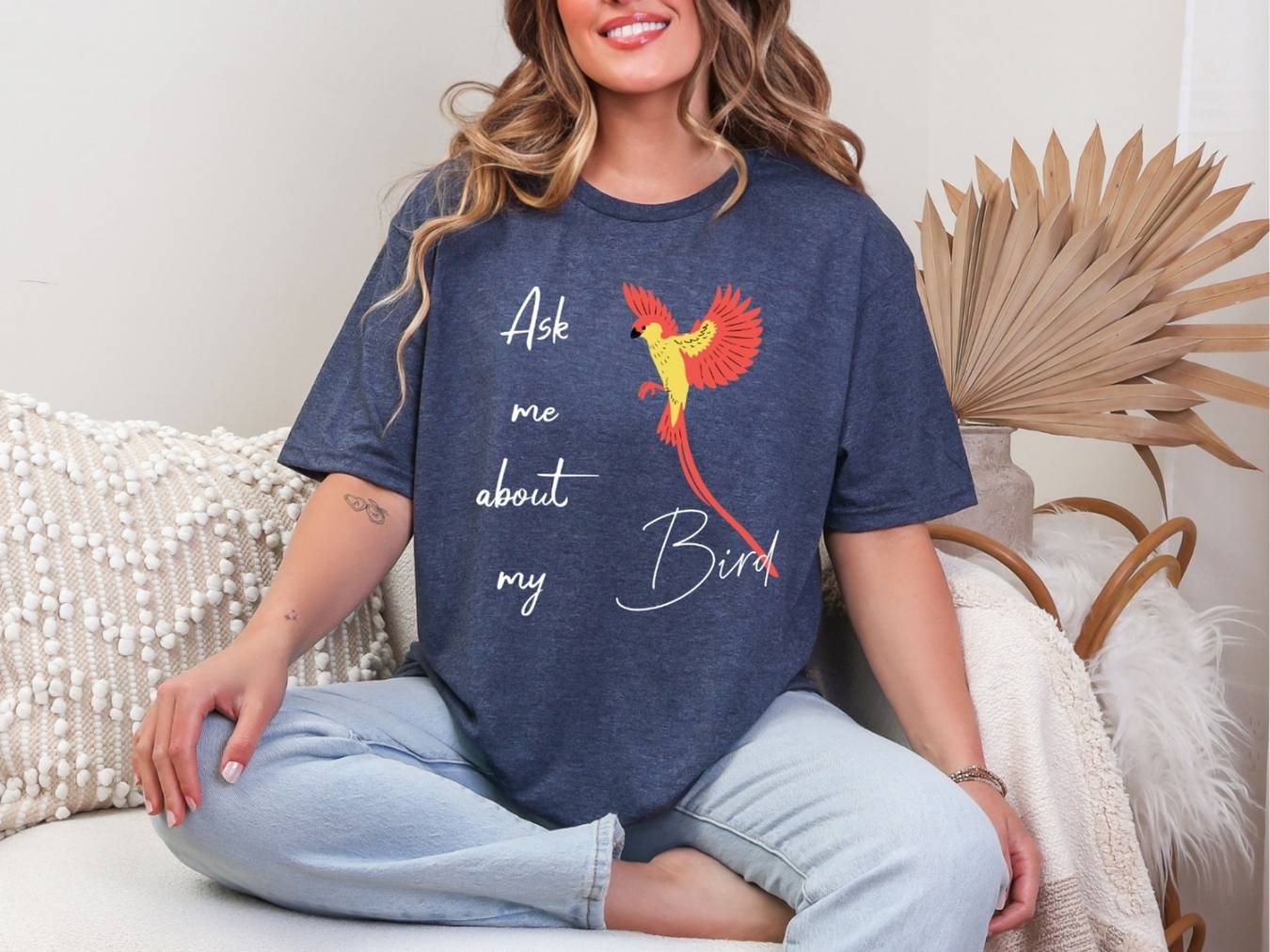 Ask me about my bird T-Shirt [Unisex]
