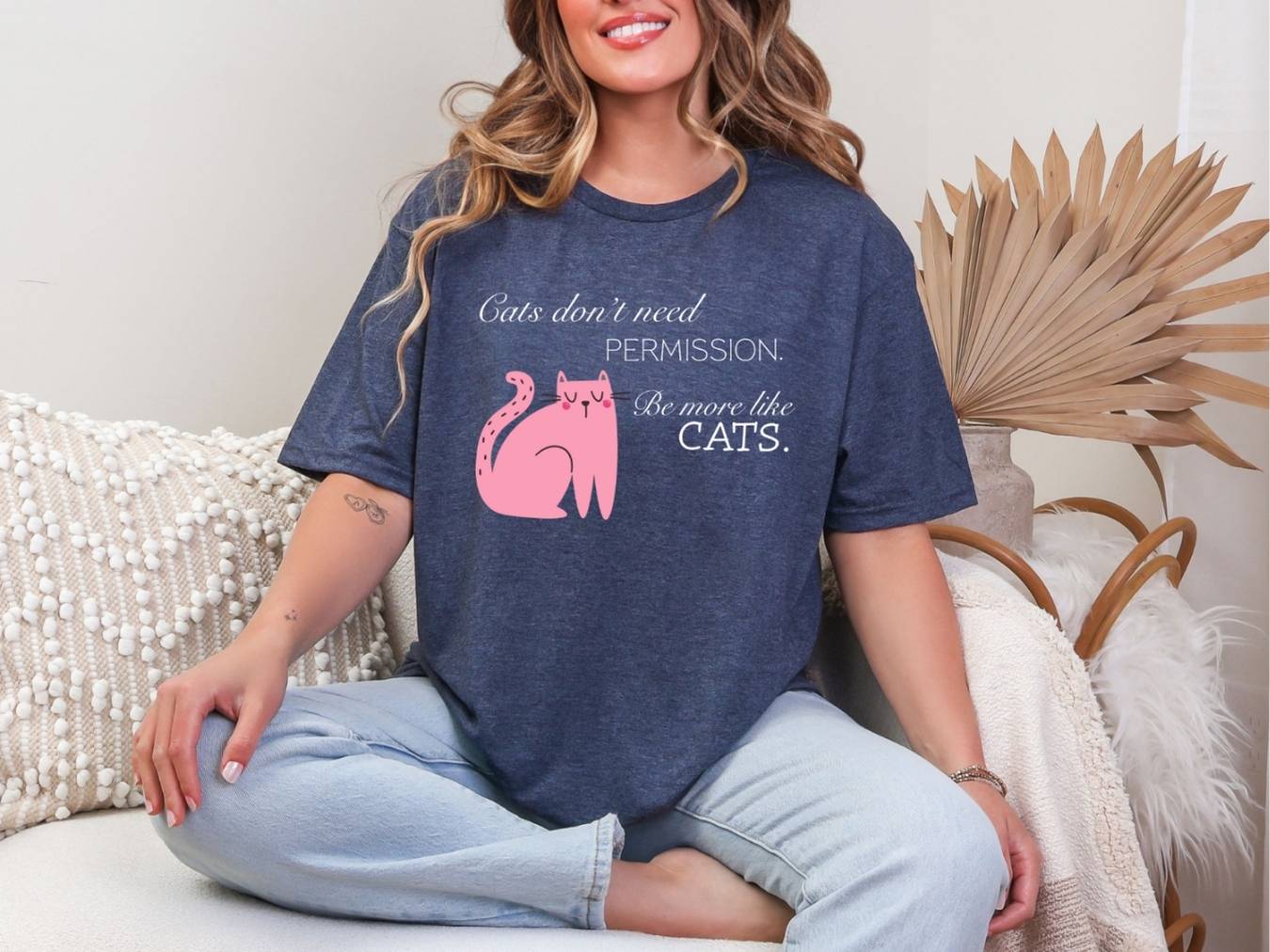 Cats don't need permission T-Shirt [Unisex]