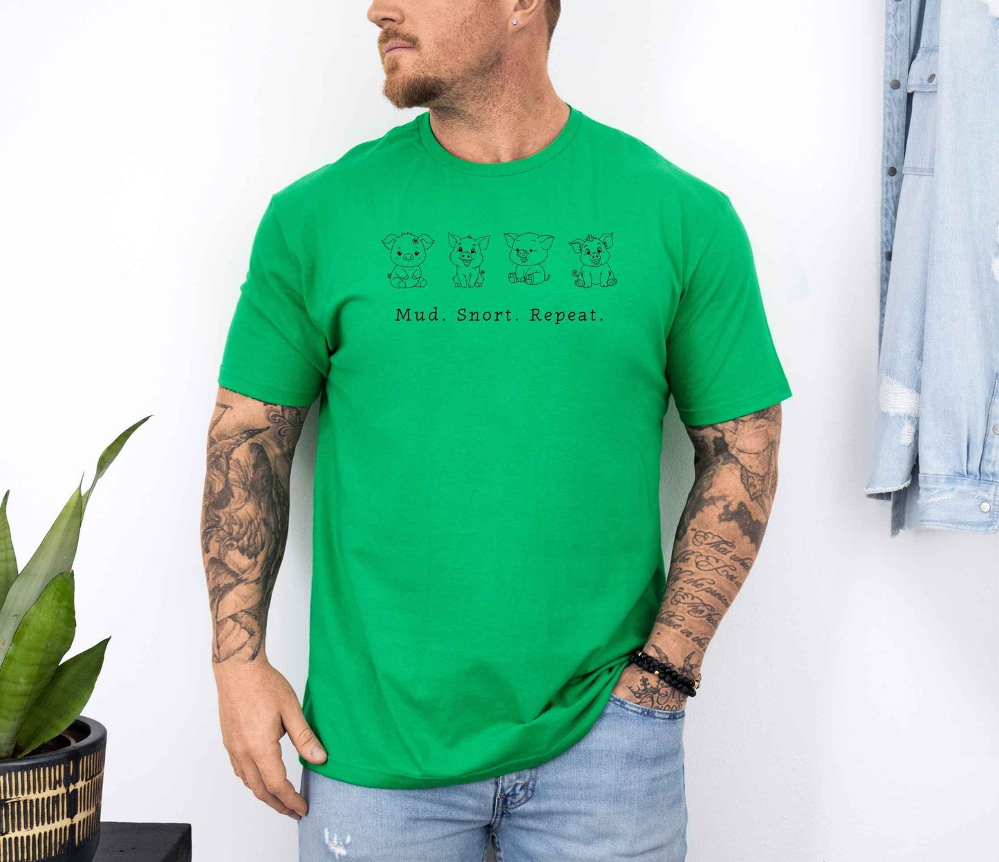 Mud. Snort. Repeat. T-Shirt [Unisex]