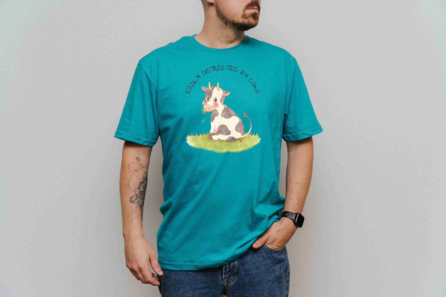 Easily distracted by Cows T-Shirt [Unisex]