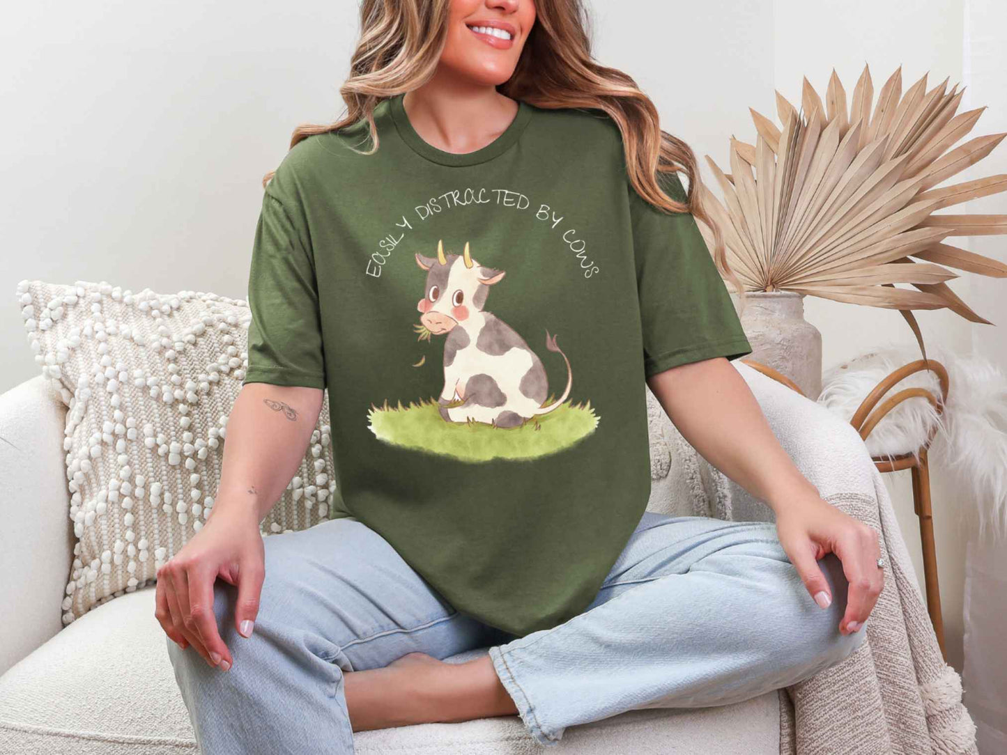 Easily distracted by Cows T-Shirt [Unisex]