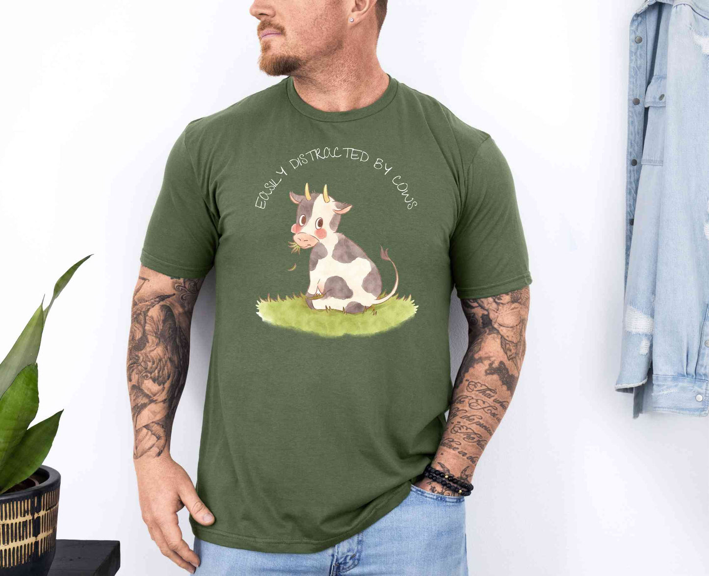 Easily distracted by Cows T-Shirt [Unisex]