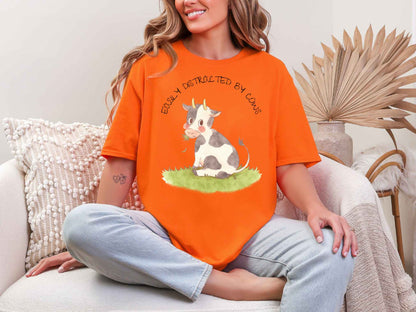 Easily distracted by Cows T-Shirt [Unisex]