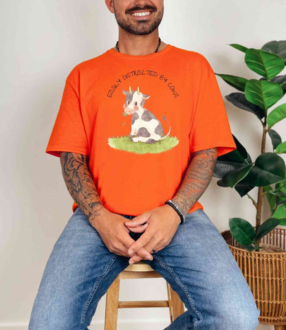 Easily distracted by Cows T-Shirt [Unisex]