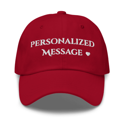 Custom Embroidered Dad Hat
