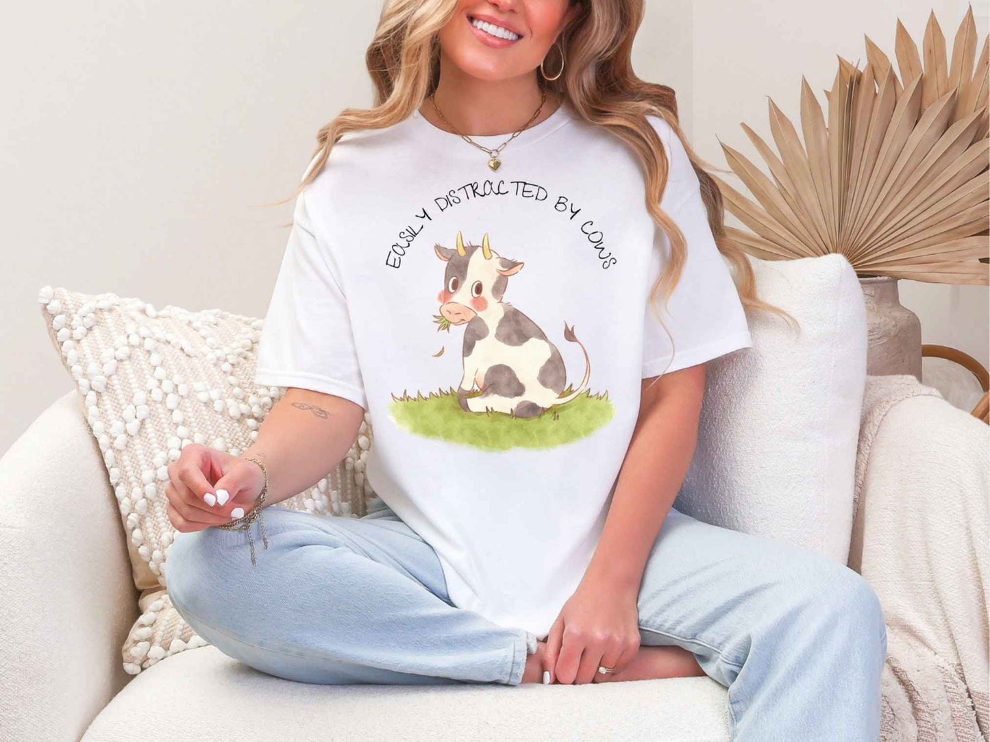 Easily distracted by Cows T-Shirt [Unisex]